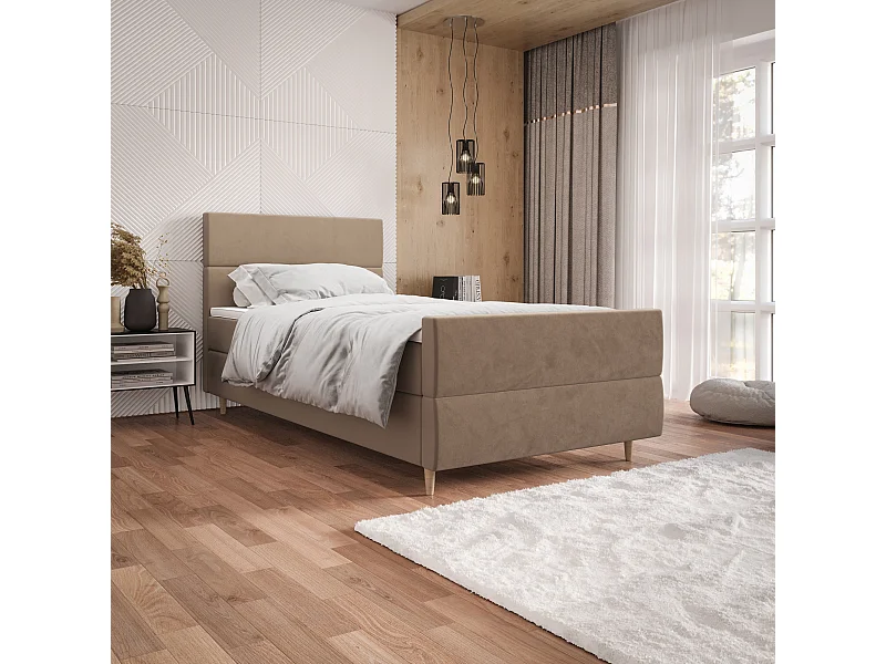 Łóżko kontynentalne FLO Plus 90x200 Itaka 48