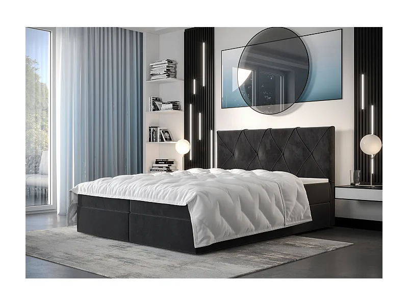 Łóżko kontynentalne ALTEA 160x200 Monolith 97