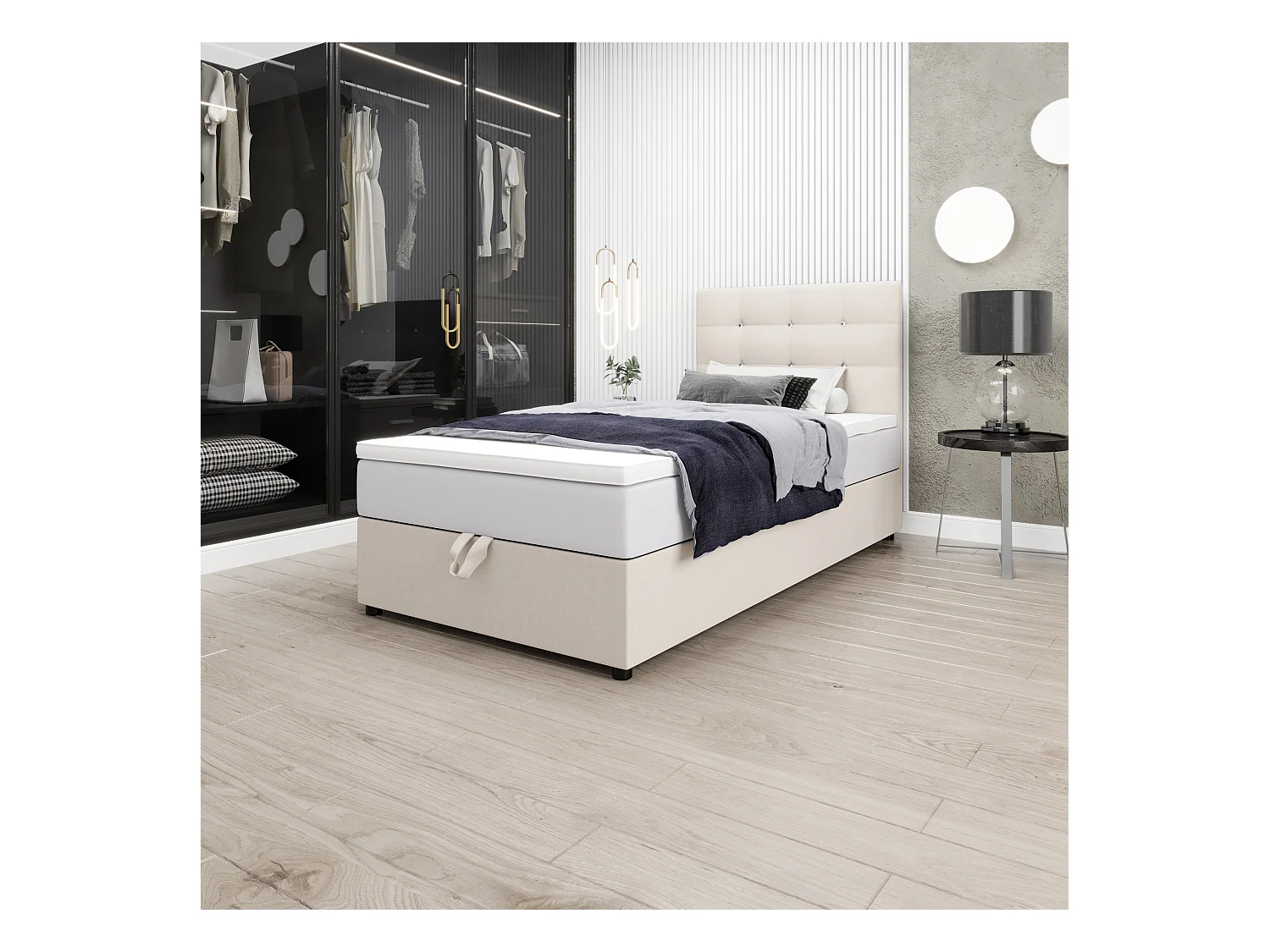 Boxspringbett KING 100x200 Cosmic 10