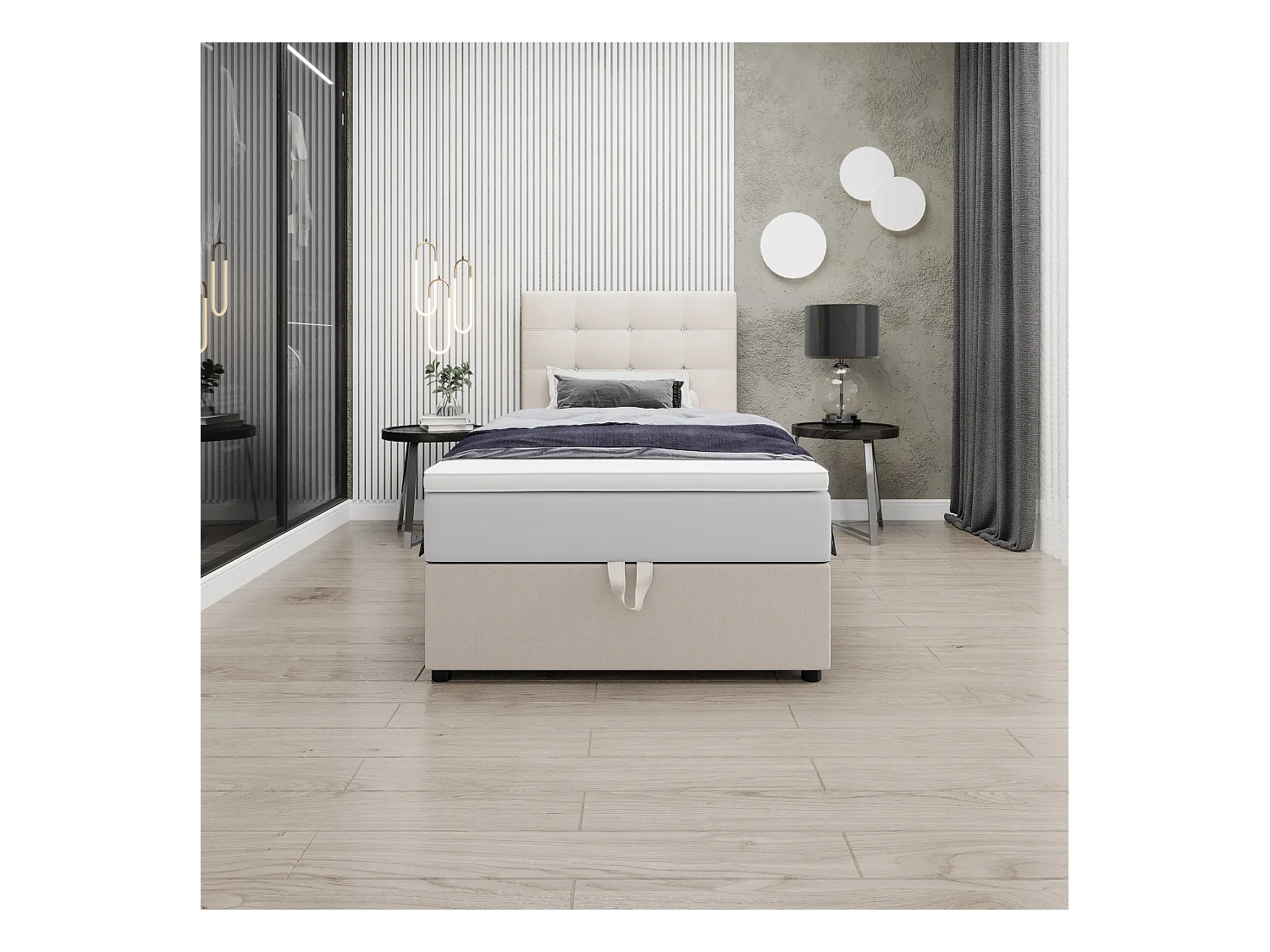 Boxspringbett KING 100x200 Cosmic 10