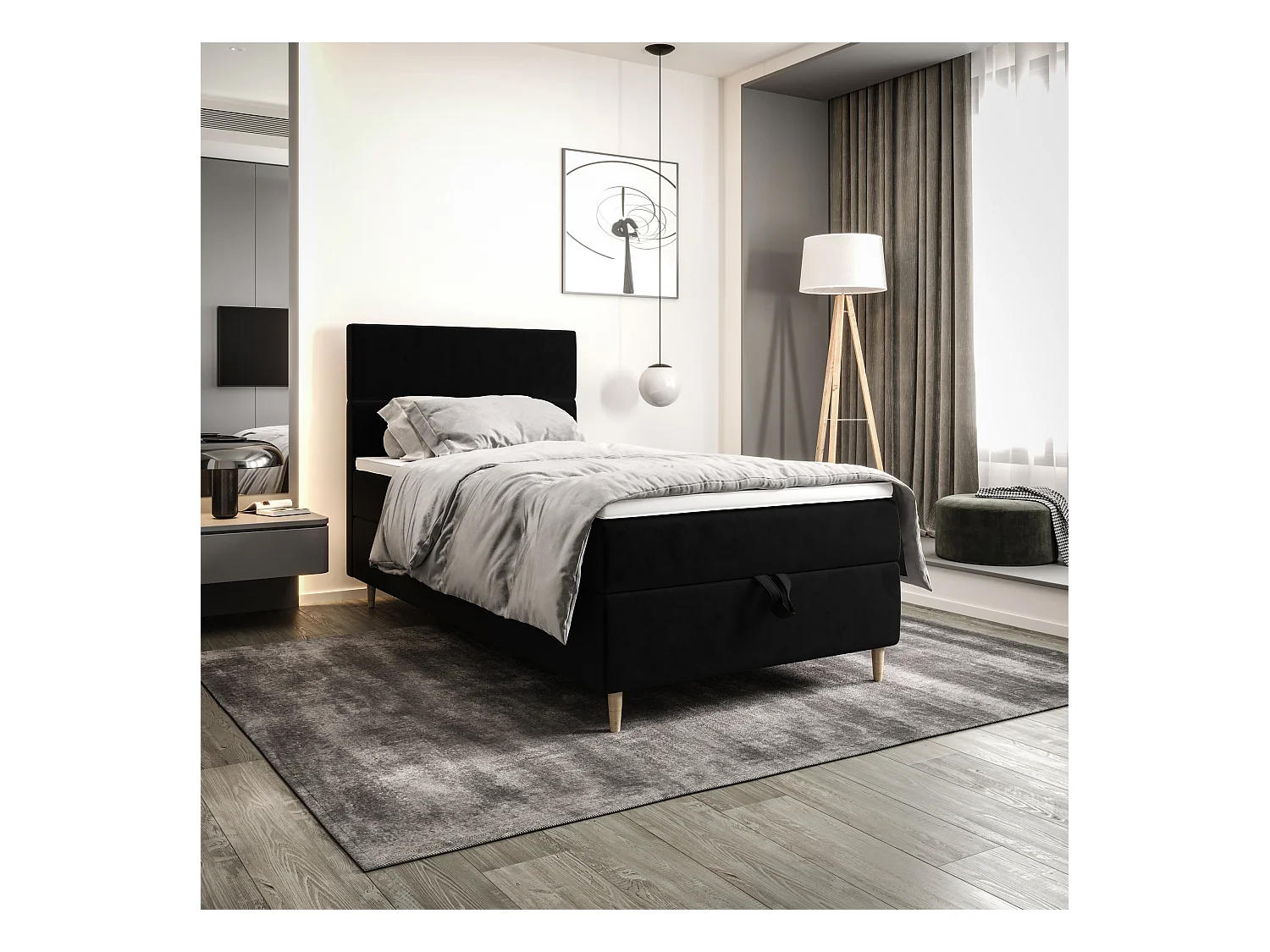 Boxspringbett FLO 100x200 Itaka 15