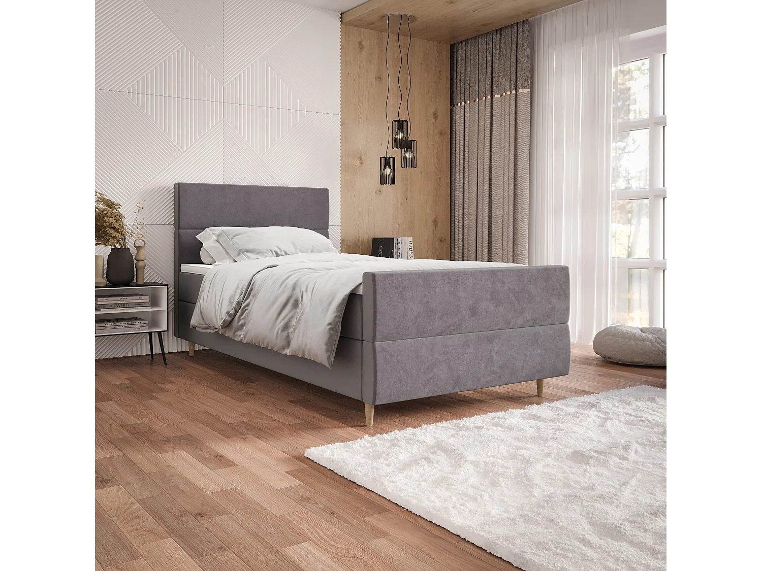 Boxspringbett FLO Plus 100x200 Itaka 50