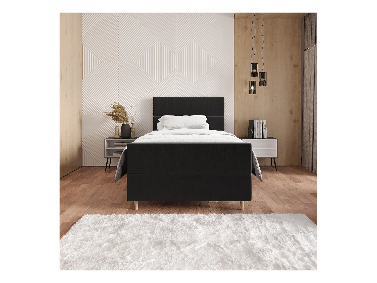 Łóżko kontynentalne FLO Plus 100x200 Itaka 27