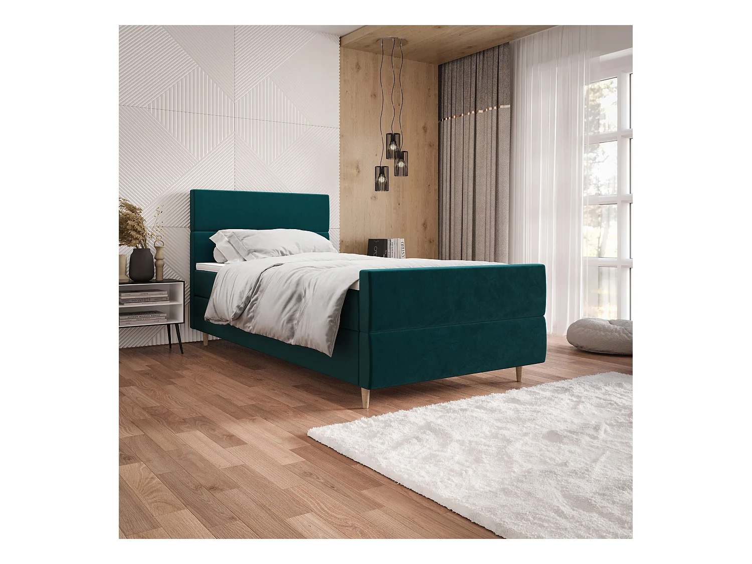 Łóżko kontynentalne FLO Plus 120x200 Itaka 39