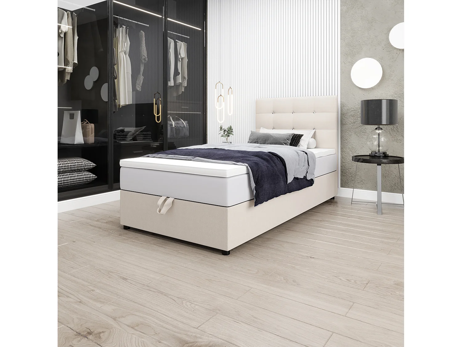 Boxspringbett KING 120x200 Cosmic 10