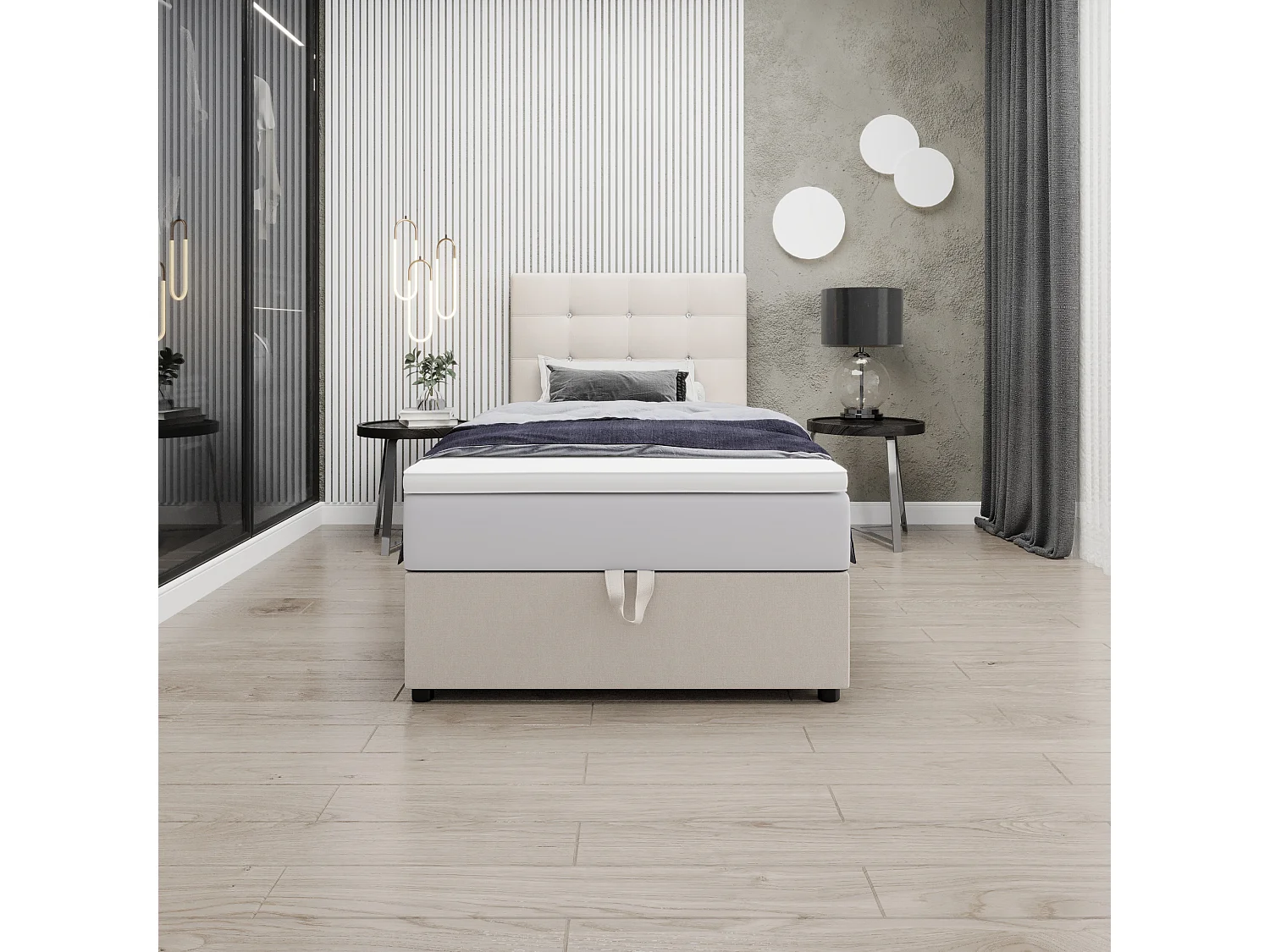 Boxspringbett KING 120x200 Cosmic 10