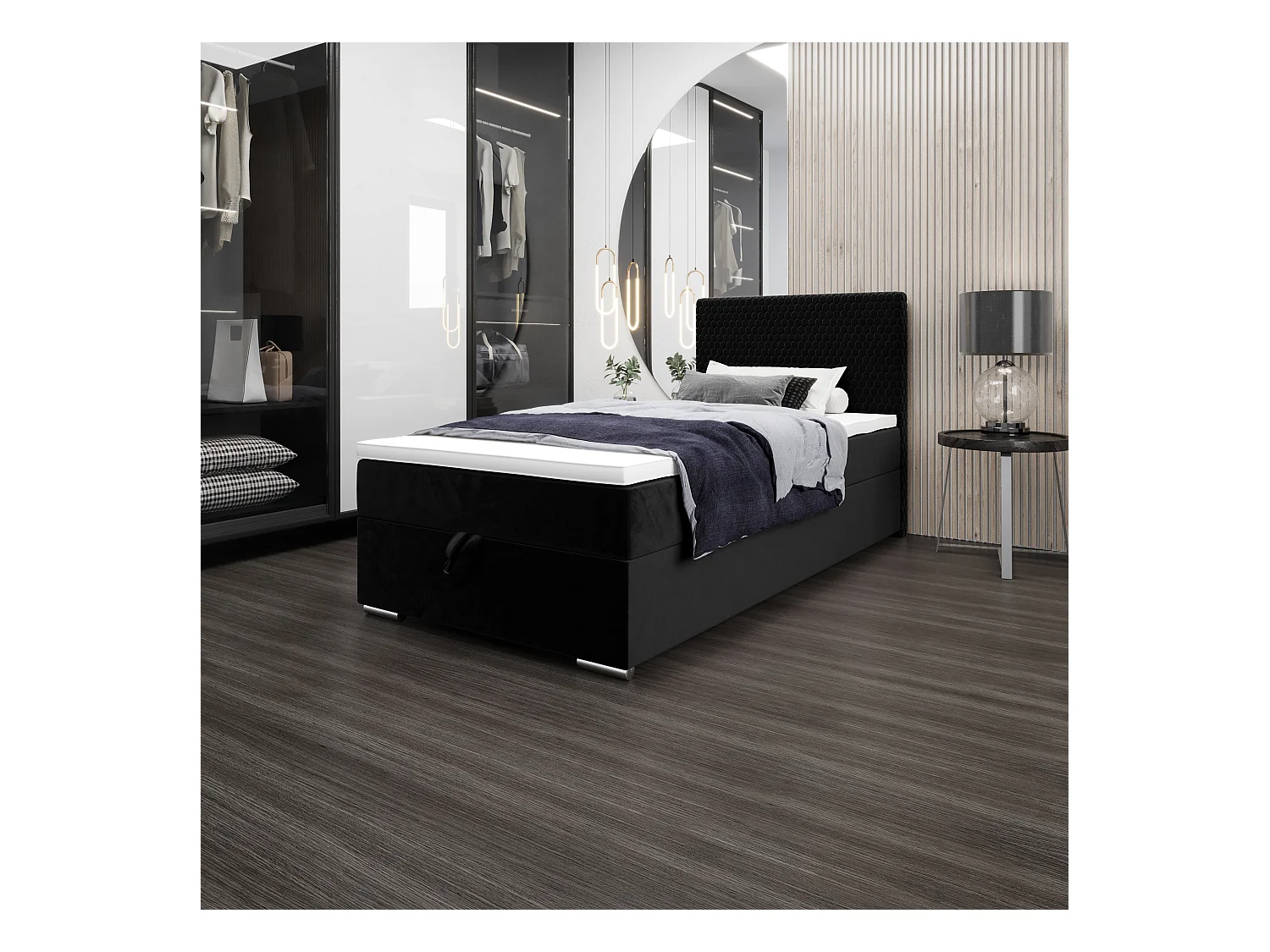 Boxspringbett HONEY 120x200 Riviera 100