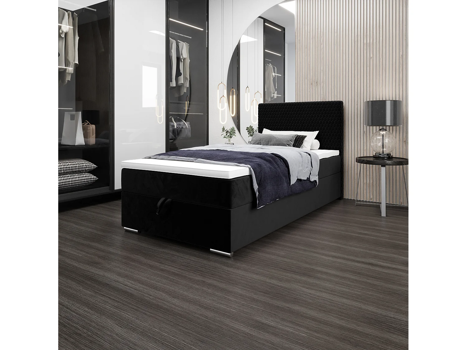 Boxspringbett HONEY 120x200 Riviera 100