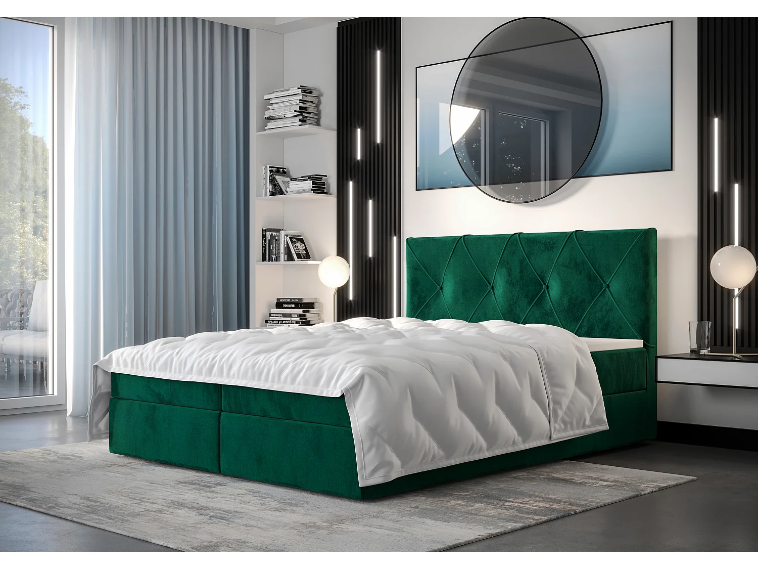 Boxspringbett ALTEA 160x200 Monolith 37