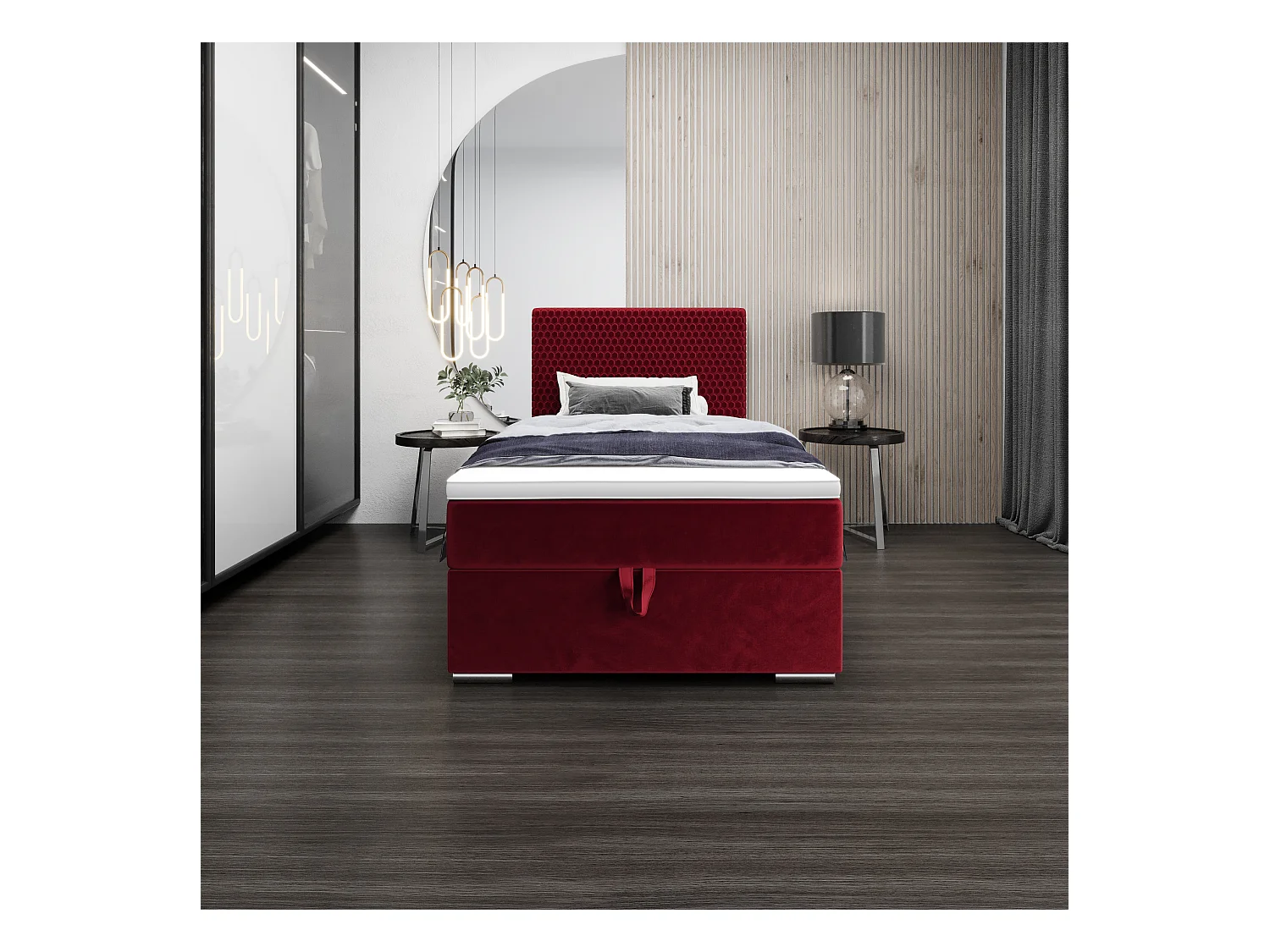 Boxspringbett HONEY 120x200 Riviera 61