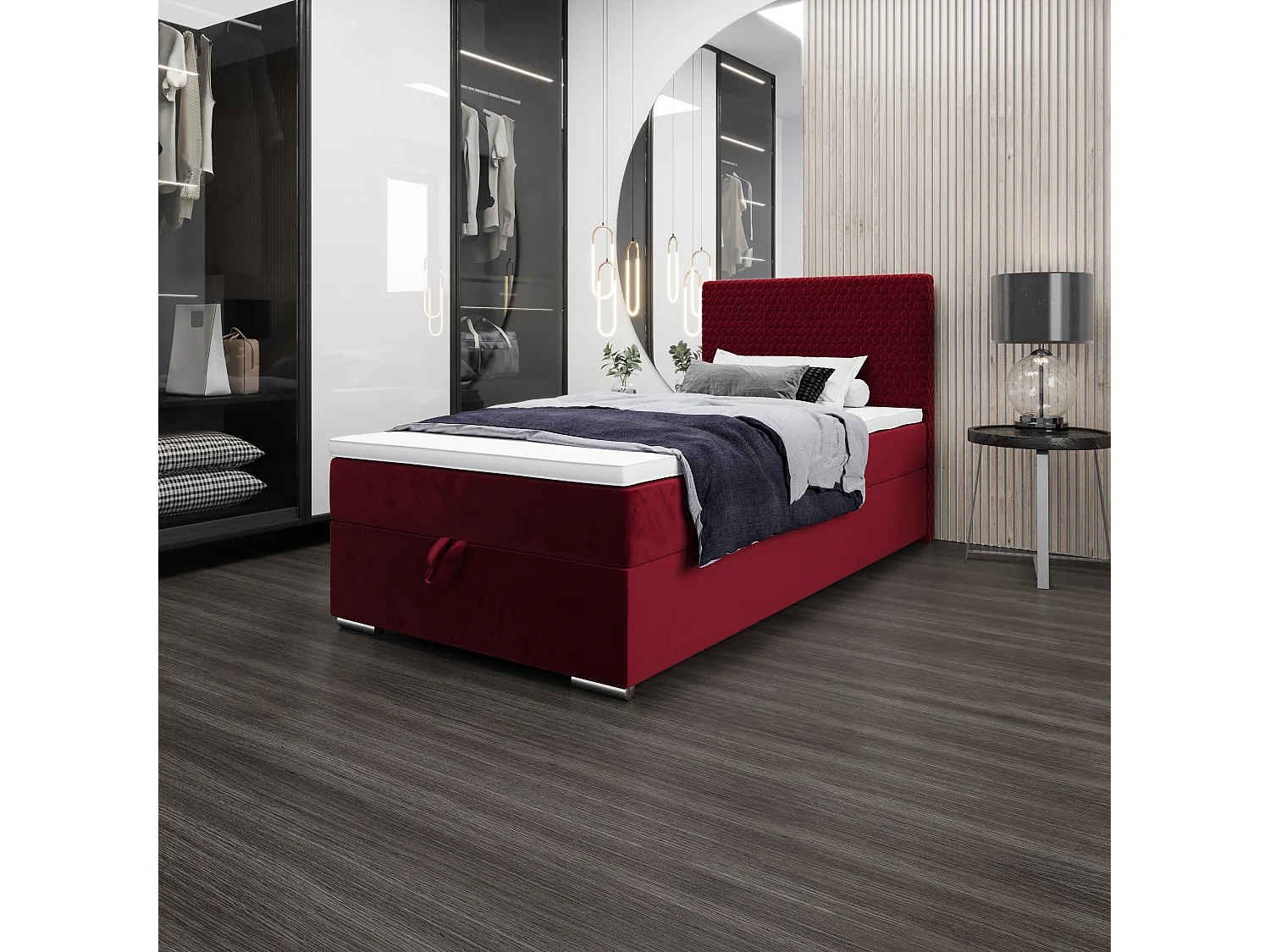 Boxspringbett HONEY 120x200 Riviera 61