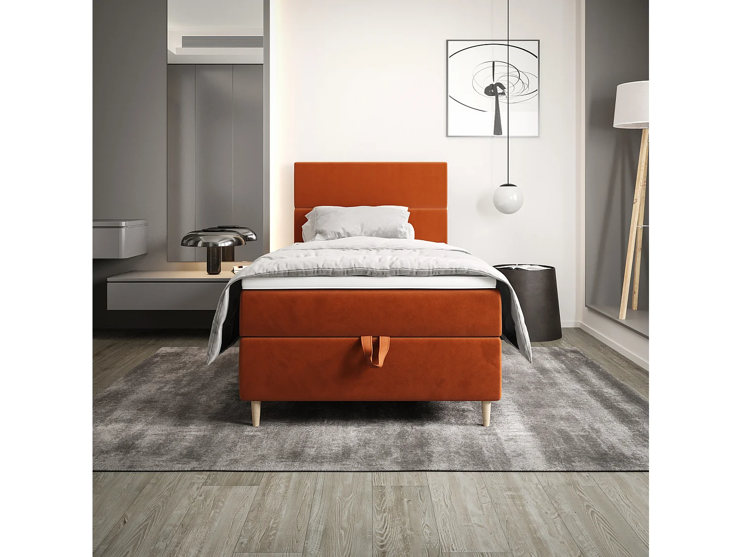 Boxspringbett FLO 100x200 Itaka 01