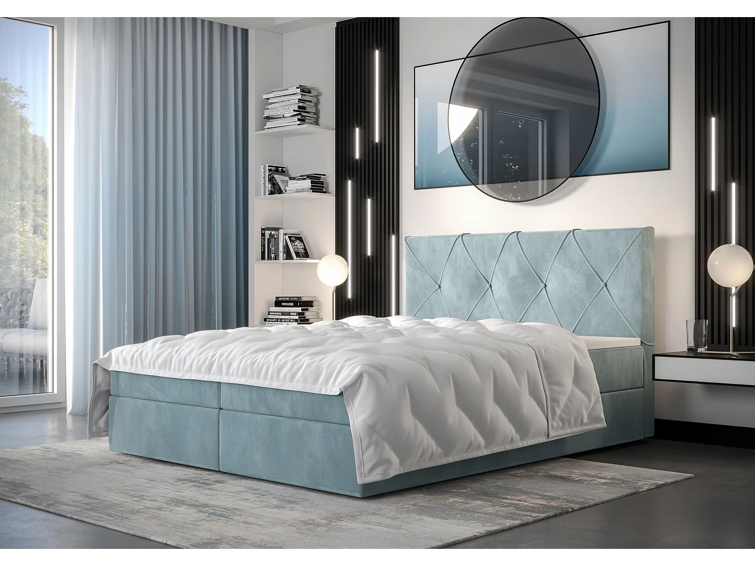 Boxspringbett ALTEA 140x200 Monolith 72