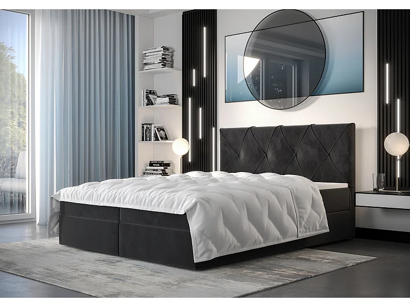 Boxspringbett ALTEA 200x200 Monolith 97