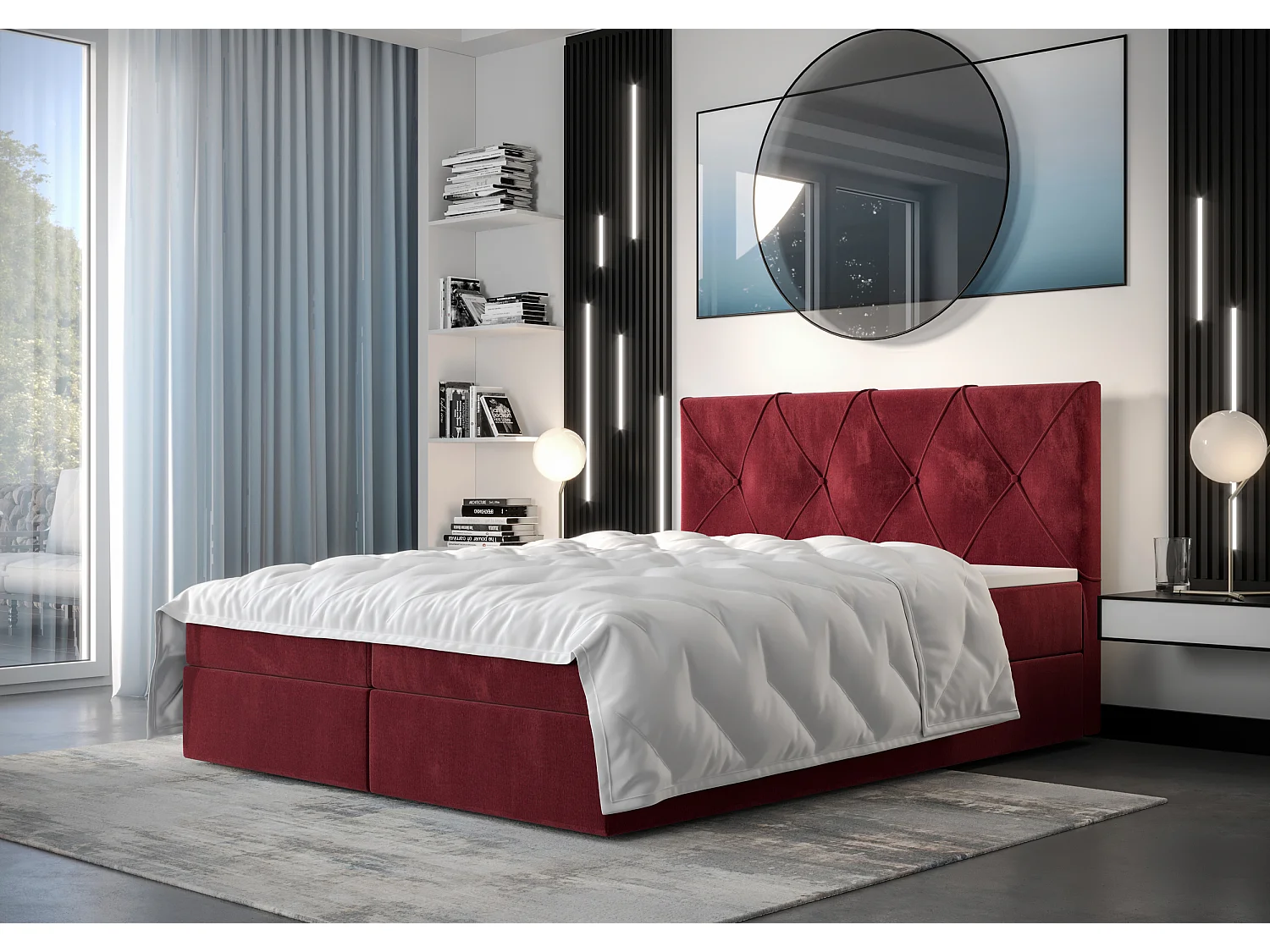 Boxspringbett ALTEA 180x200 Monolith 59