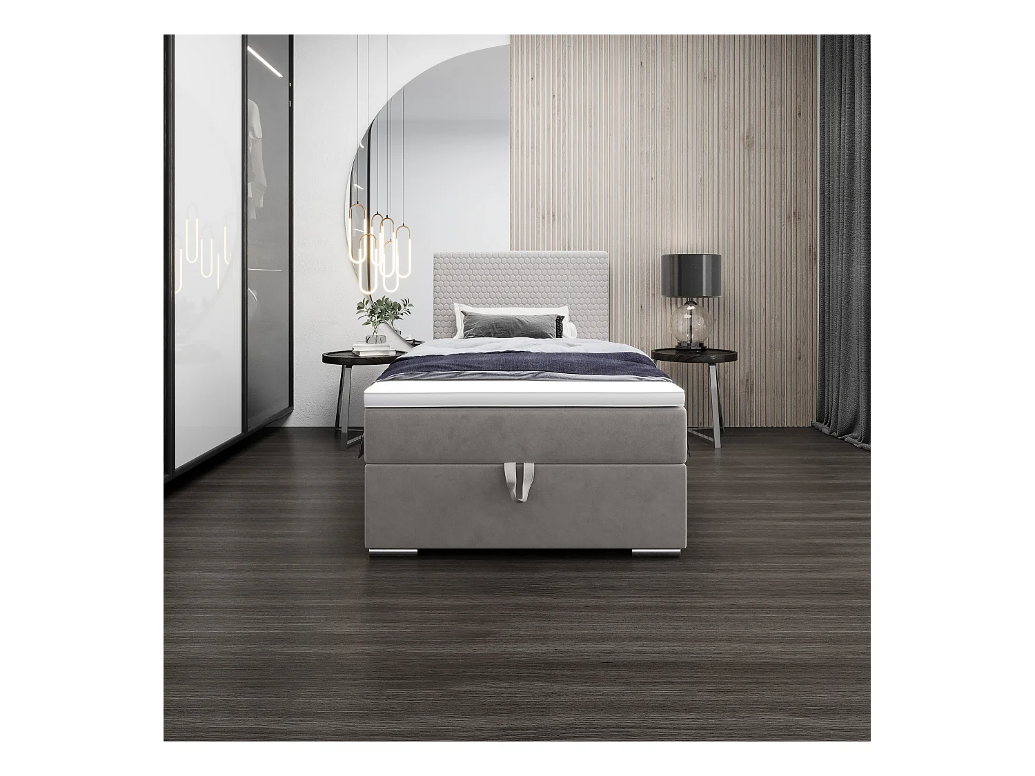 Boxspringbett HONEY 120x200 Riviera 91