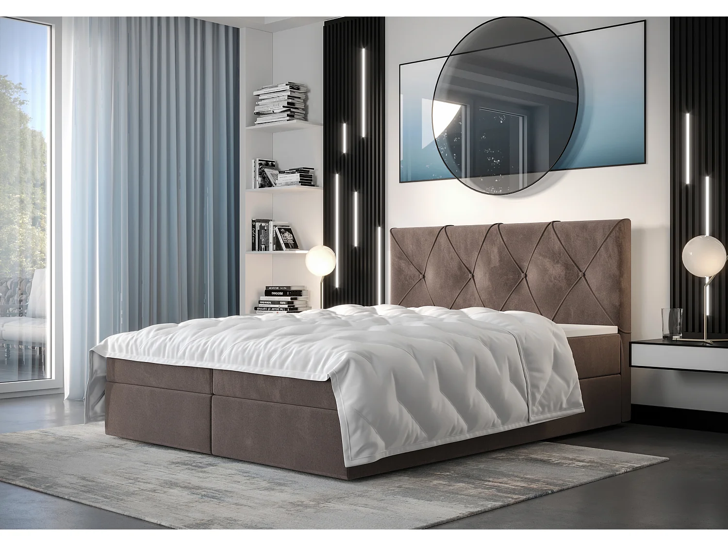 Boxspringbett ALTEA 180x200 Monolith 15