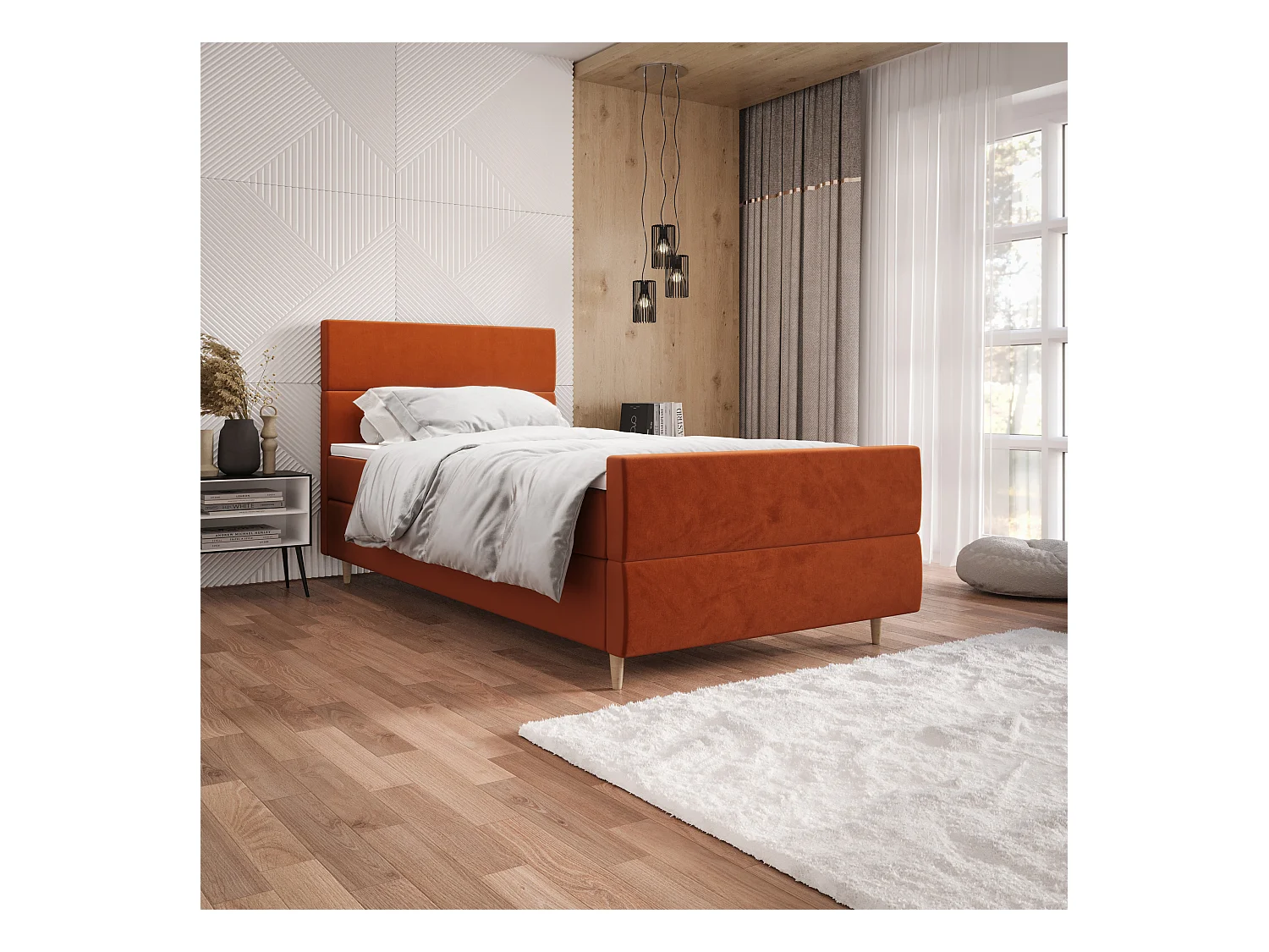 Boxspringbett FLO Plus 120x200 Itaka 01