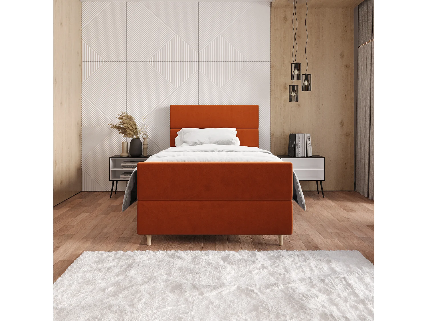 Boxspringbett FLO Plus 120x200 Itaka 01