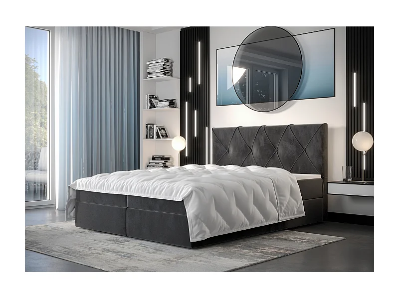 Boxspringbett ALTEA 160x200 Monolith 92