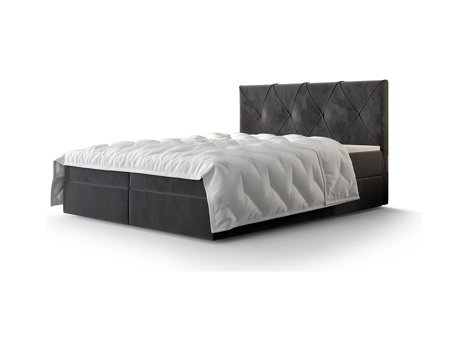 Boxspringbett ALTEA 160x200 Monolith 92