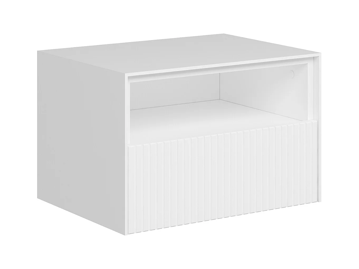 Hængende sengebord - MDF - Hvid - CALDRIN af Pascal Morabito