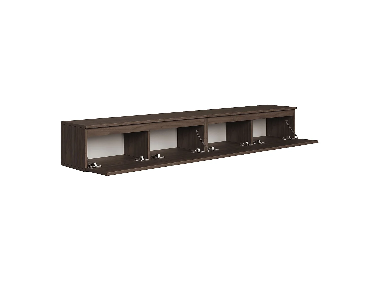 Mobile TV sospeso a 2 ante -200 cm -noce del Wisconsin -BEMMI