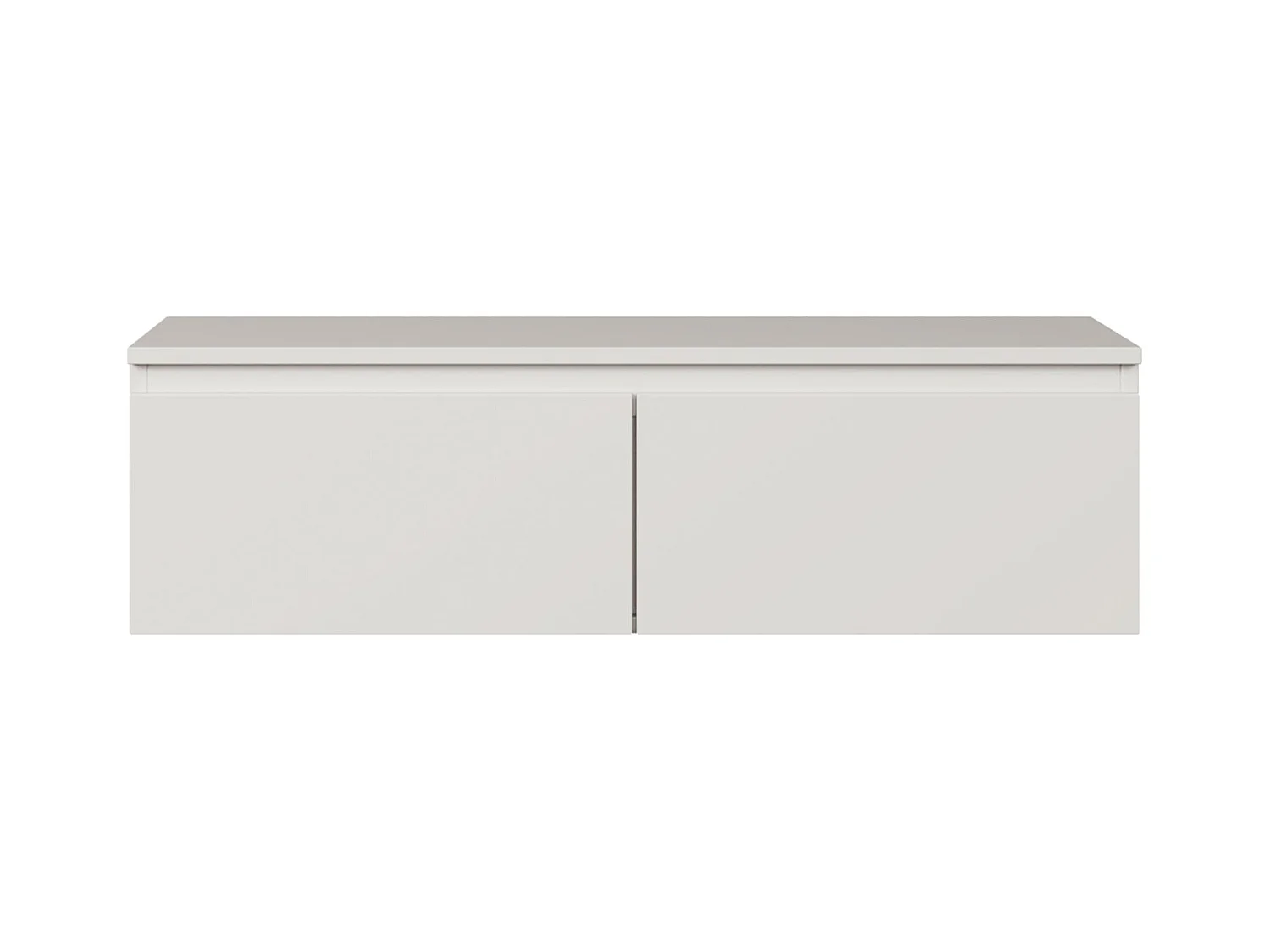 Mobile TV sospeso a 2 ante -100 cm -bianco -BEMMI