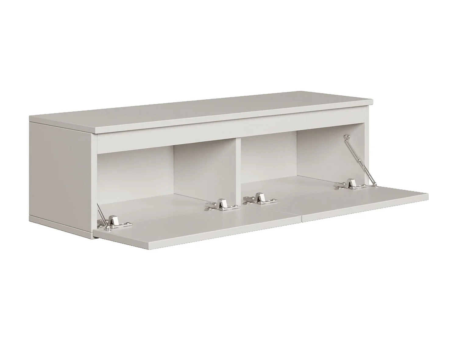 TV-meubel 2 deuren - hangend - 100 cm - wit - BEMMI