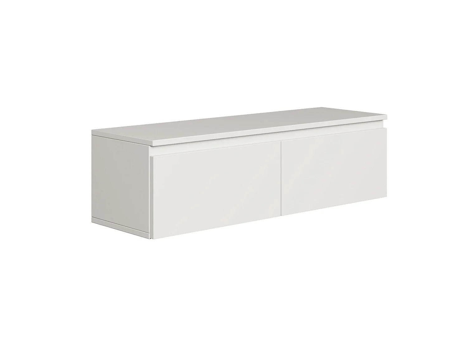 TV-Hängeboard - Weiß - 100 cm - BEMMI