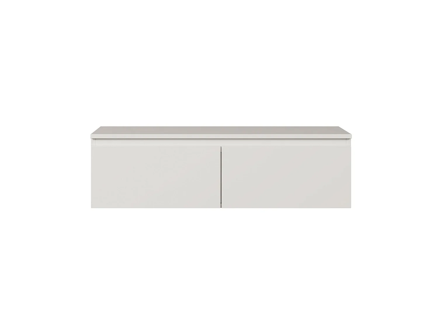 TV-Hängeboard - Weiß - 100 cm - BEMMI