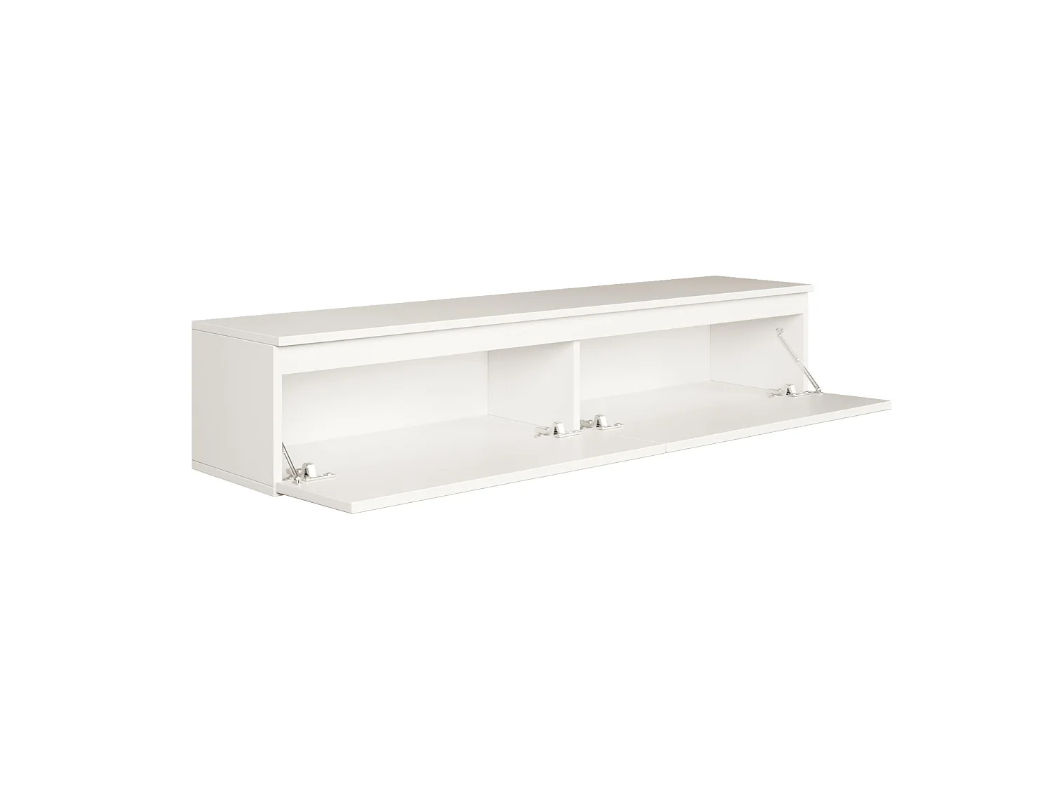 TV-Hängeboard - Weiß - 150 cm - BEMMI