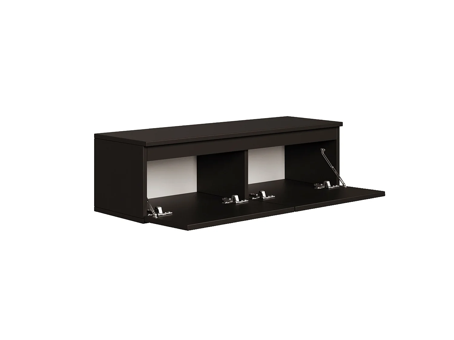 TV-Hängeboard - Schwarz - 100 cm - BEMMI