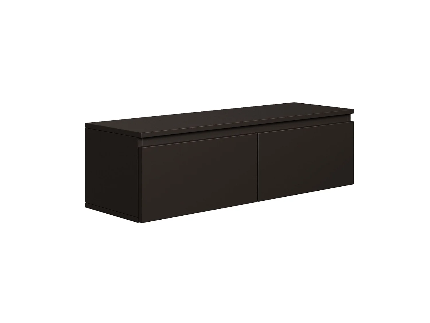 TV-Hängeboard - Schwarz - 100 cm - BEMMI