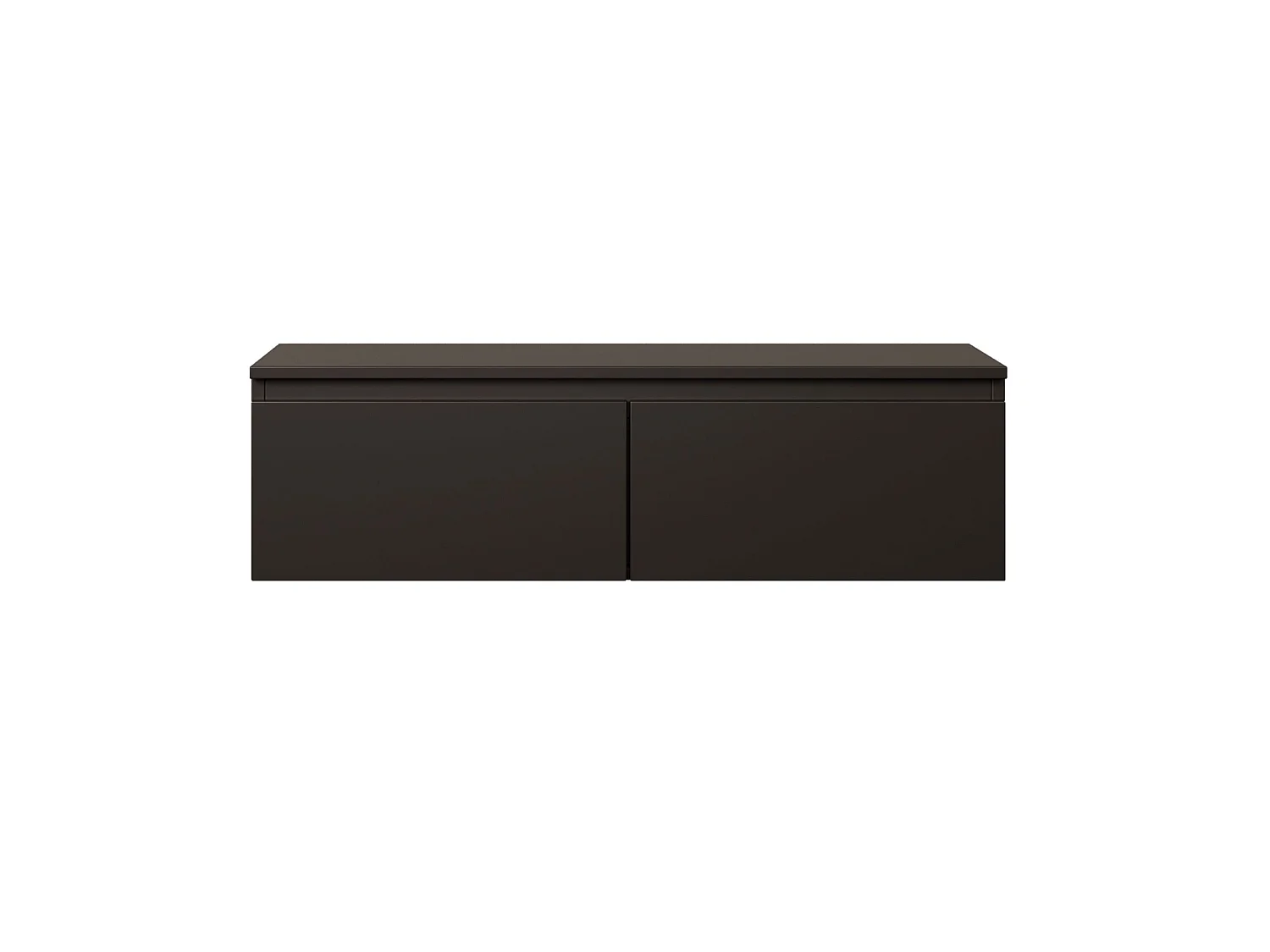 TV-Hängeboard - Schwarz - 100 cm - BEMMI