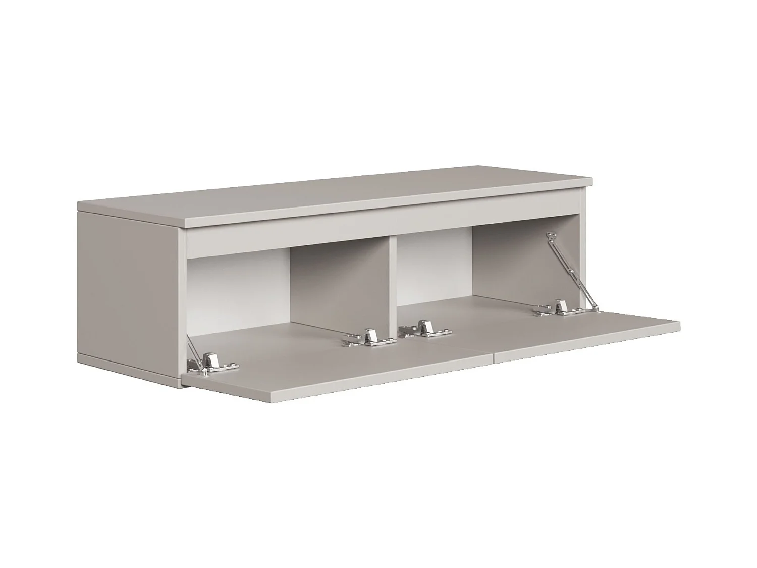 TV-meubel 2 deuren - hangend - 100 cm - grijs - BEMMI