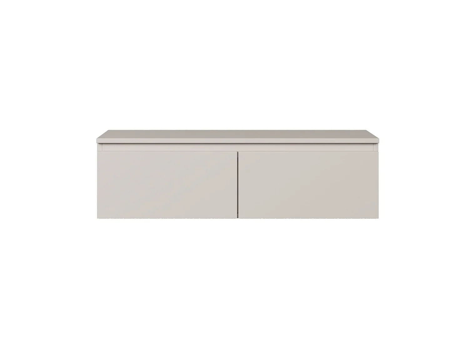 TV-Hängeboard - Greige - 100 cm - BEMMI