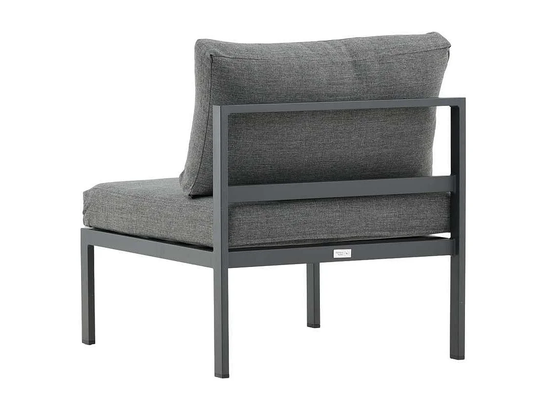 Module Canapé de Jardin "Copacabana" 74cm Noir