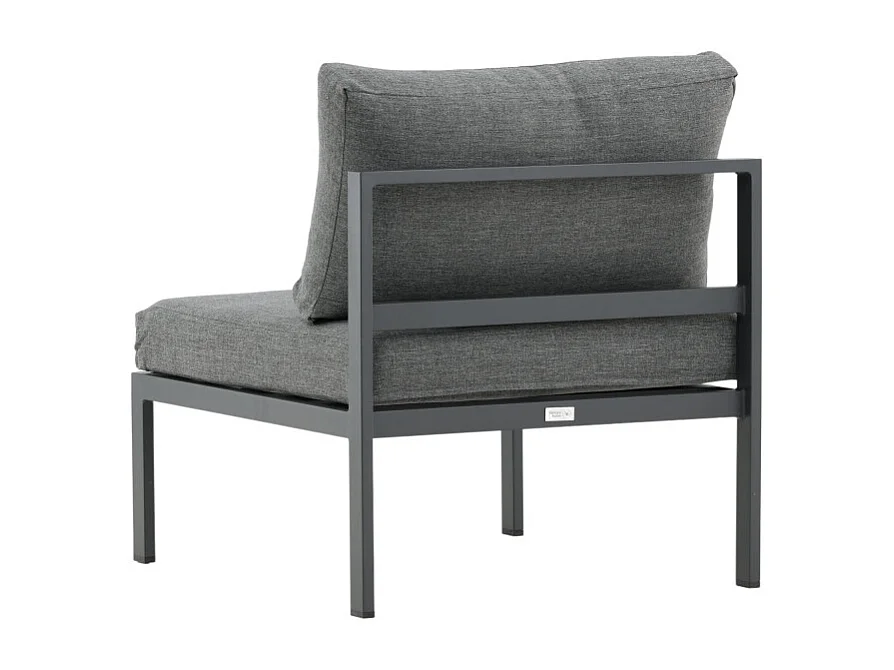 Module Canapé de Jardin "Copacabana" 74cm Noir