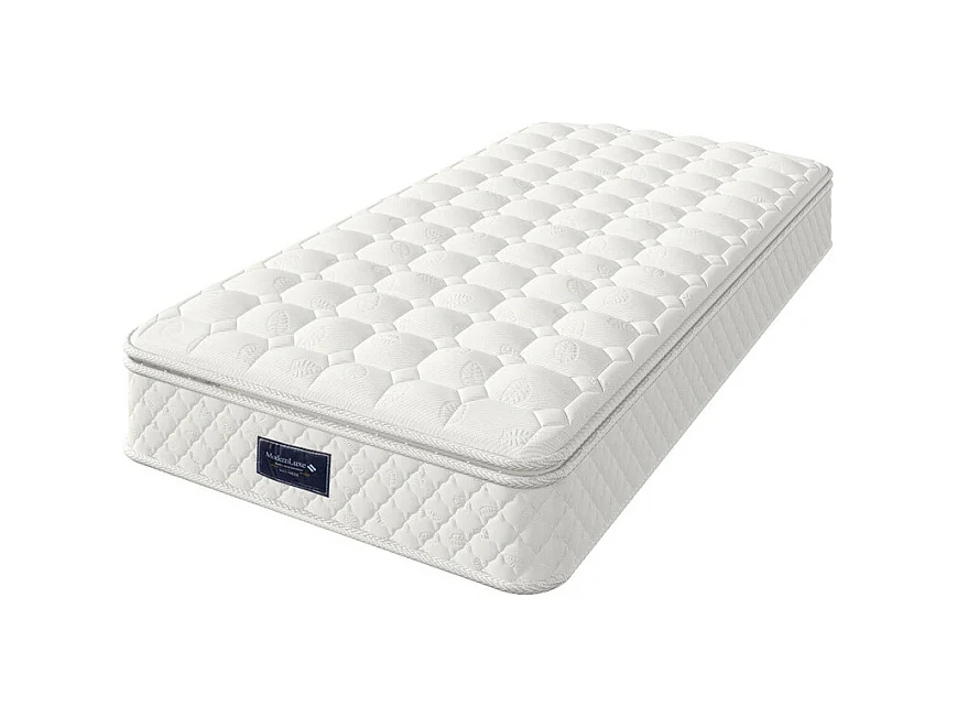 Lit coffre Beige 90x200cm + Matelas - avec tête de lit de rangement - LED et port de USB/Type C - charge max 150kg