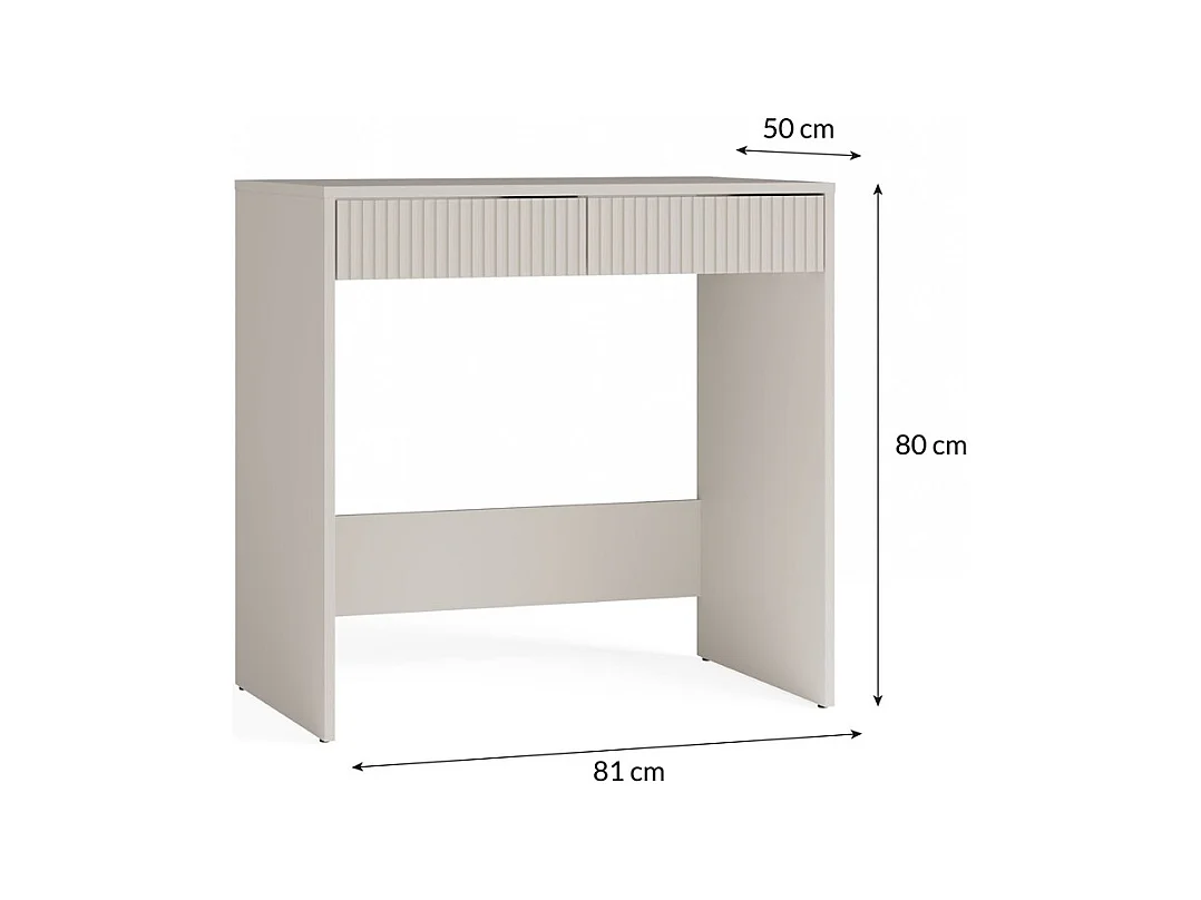 Biurko MARINA 2S SLIM | Kaszmir |81x50x80 | Nowoczesne biurko