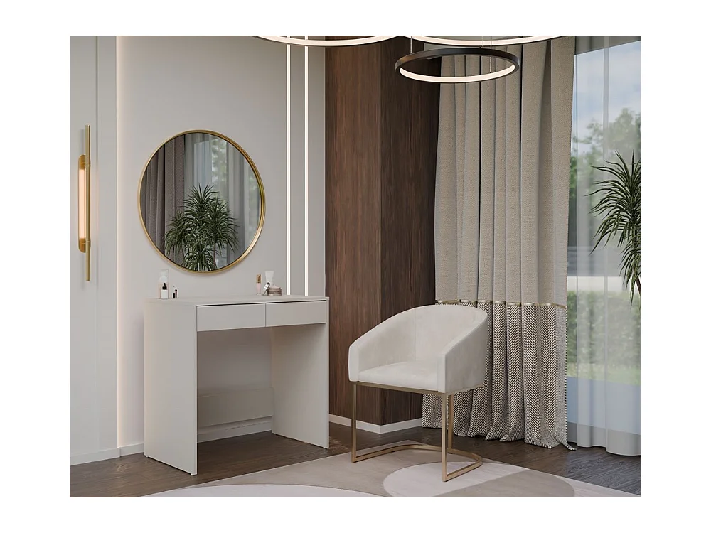 Biurko Marina 2S | Kaszmir | 50x81x80 cm |2 Szuflady | Nowoczesny Wygląd