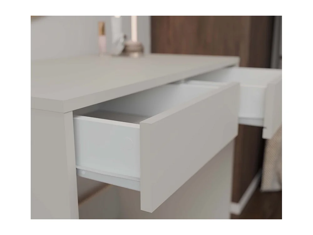 Biurko Marina 2S | Kaszmir | 50x81x80 cm |2 Szuflady | Nowoczesny Wygląd