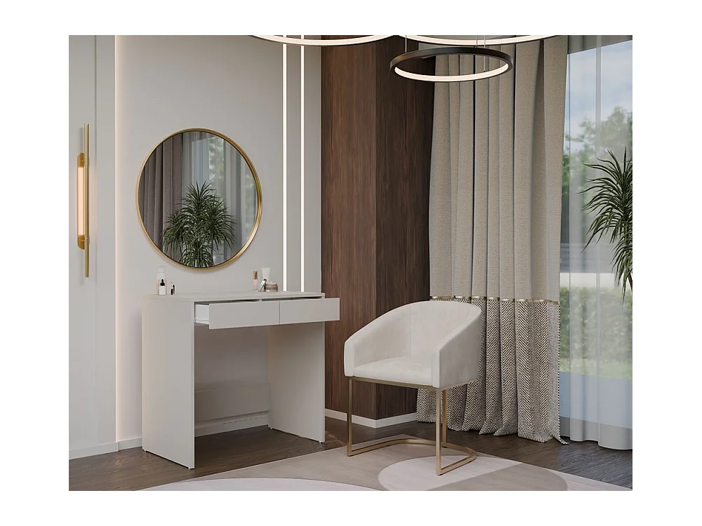 Biurko Marina 2S | Kaszmir | 50x81x80 cm |2 Szuflady | Nowoczesny Wygląd