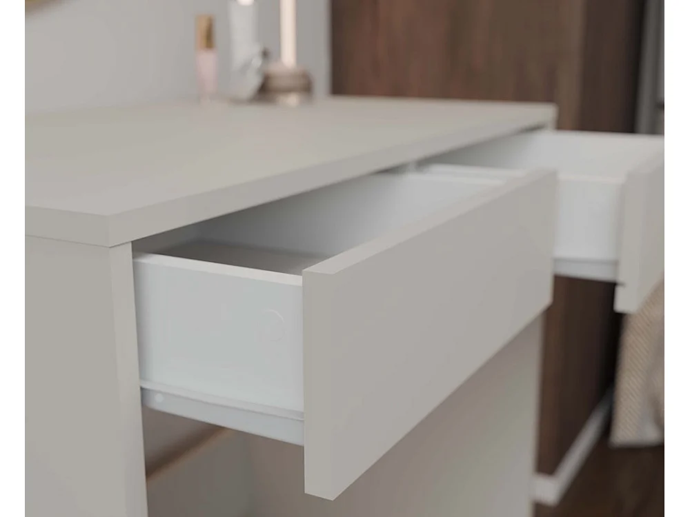 Biurko Marina 2S | Kaszmir | 50x81x80 cm |2 Szuflady | Nowoczesny Wygląd