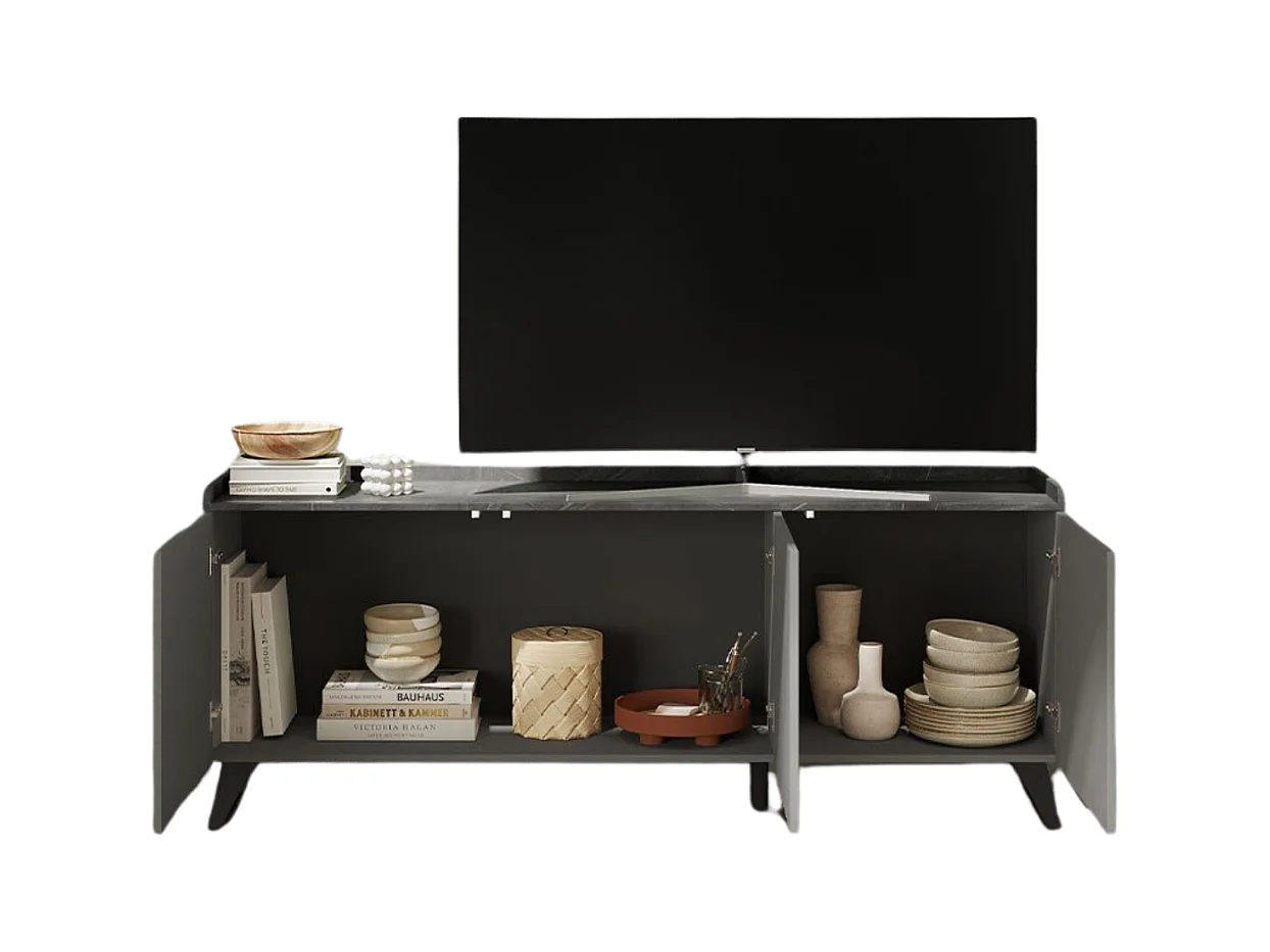 Meuble TV 3 portes L181 cm - TRAY