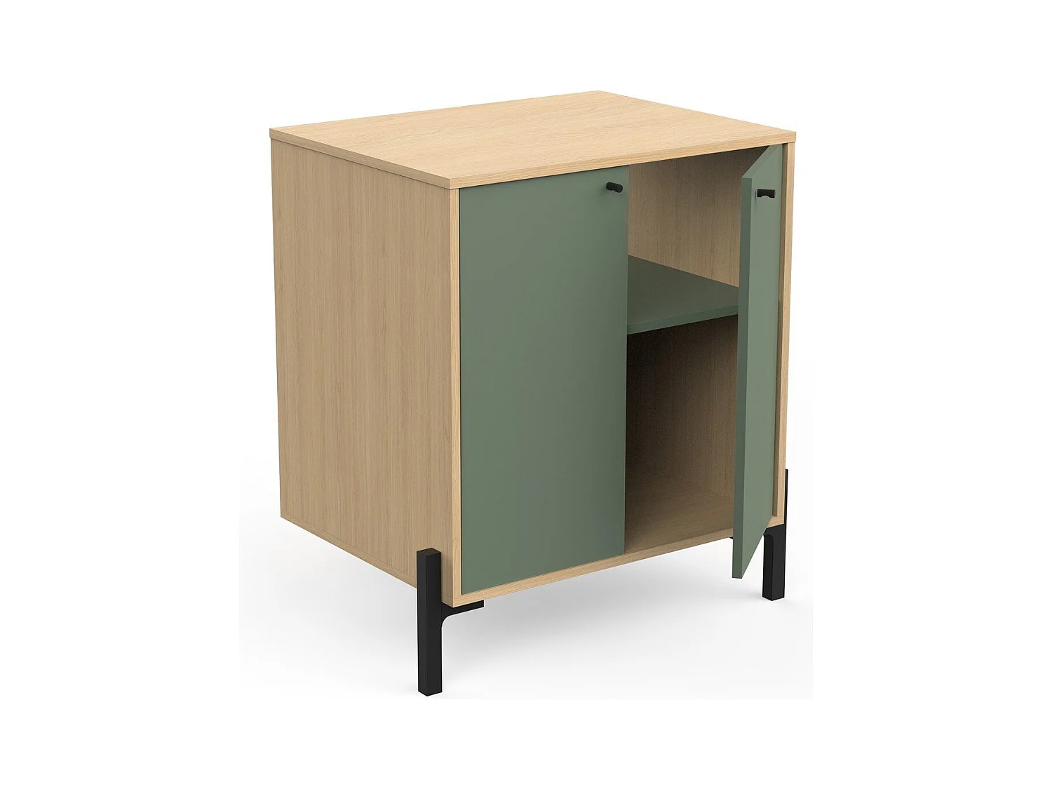 Meuble sous vasque 2 portes L69,2 cm - ELISA