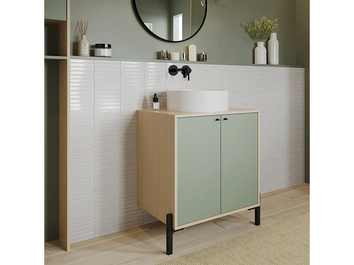 Mobile sottolavabo 2 ante L69,2 cm - ELISA