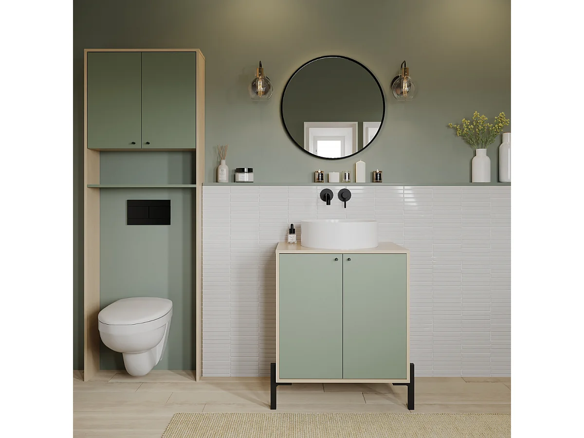 Mobile sottolavabo 2 ante L69,2 cm - ELISA