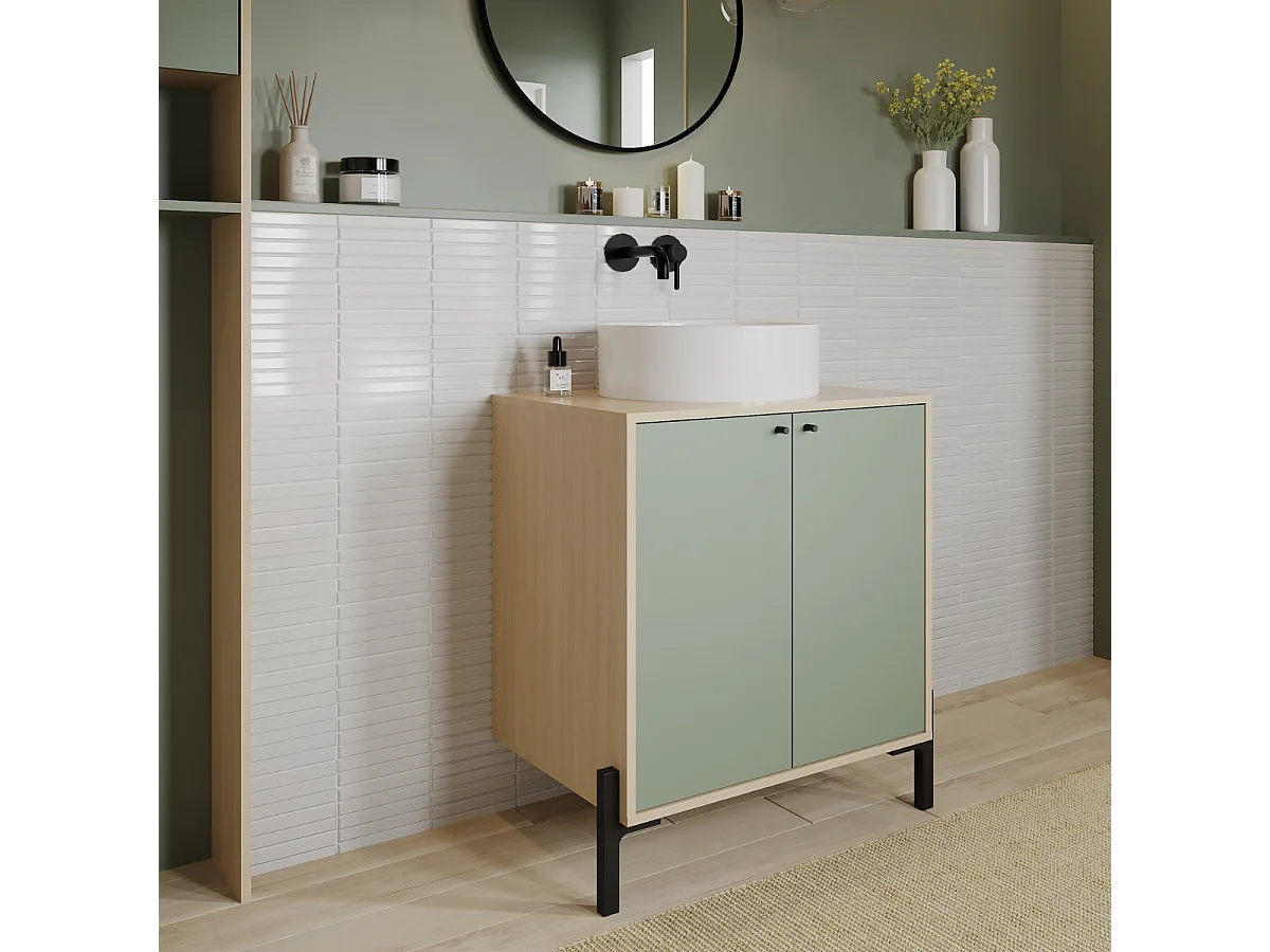 Mobile sottolavabo 2 ante L69,2 cm - ELISA